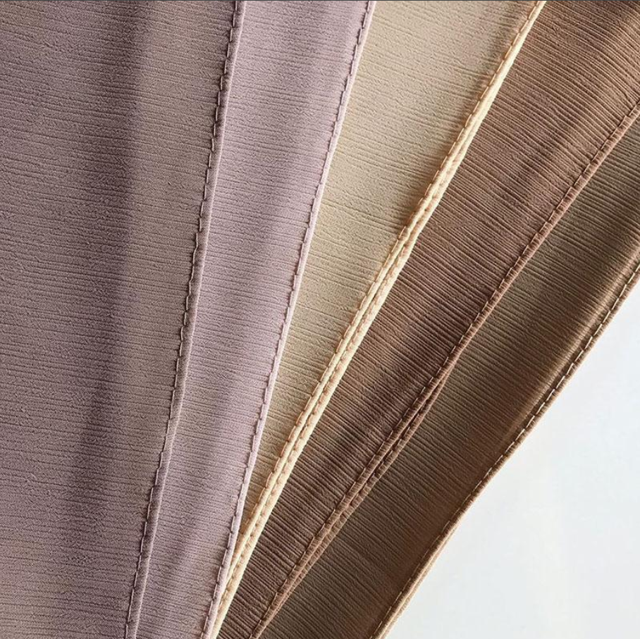 Crinkle chiffon hijab — view 2